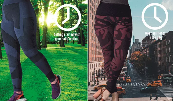 Leggings empowered with LYCRA® XCEPTIONELLE technology