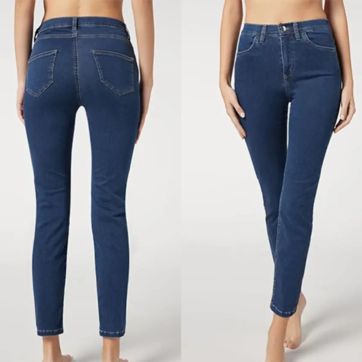 CALZEDONIA denim leggings featuring LYCRA® EcoMade and LYCRA® T400® EcoMade fibers