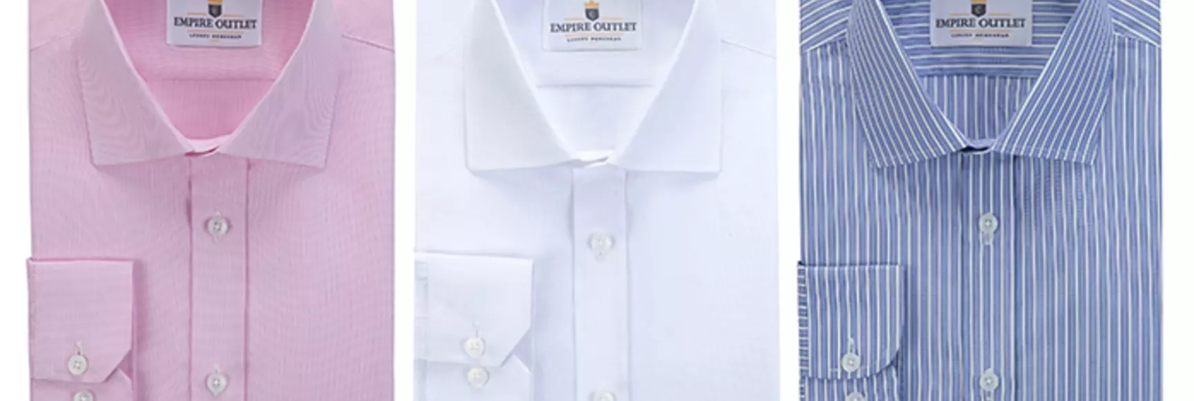 Empire Outlet dress shirts offer classic tailoring and the moisture-wicking, easy care performance of COOLMAX® technology.
