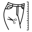 Customizable fit solution icon